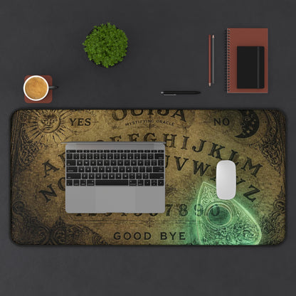 Ouija Board Desk Mat – Vintage Spirit Board Mouse Pad