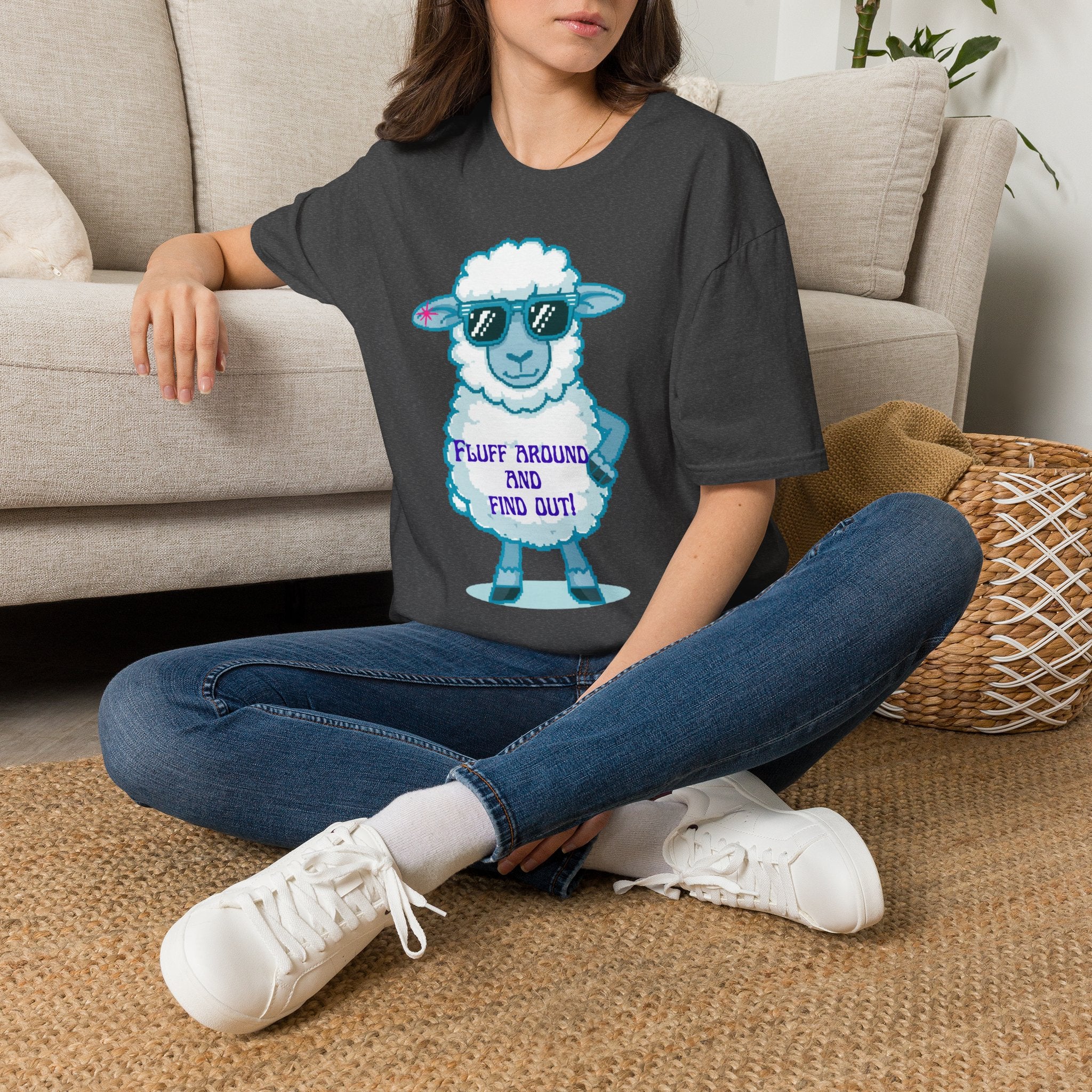 Sassy Sheep T-Shirt — Fluff Around and Find Out Graphic Tee