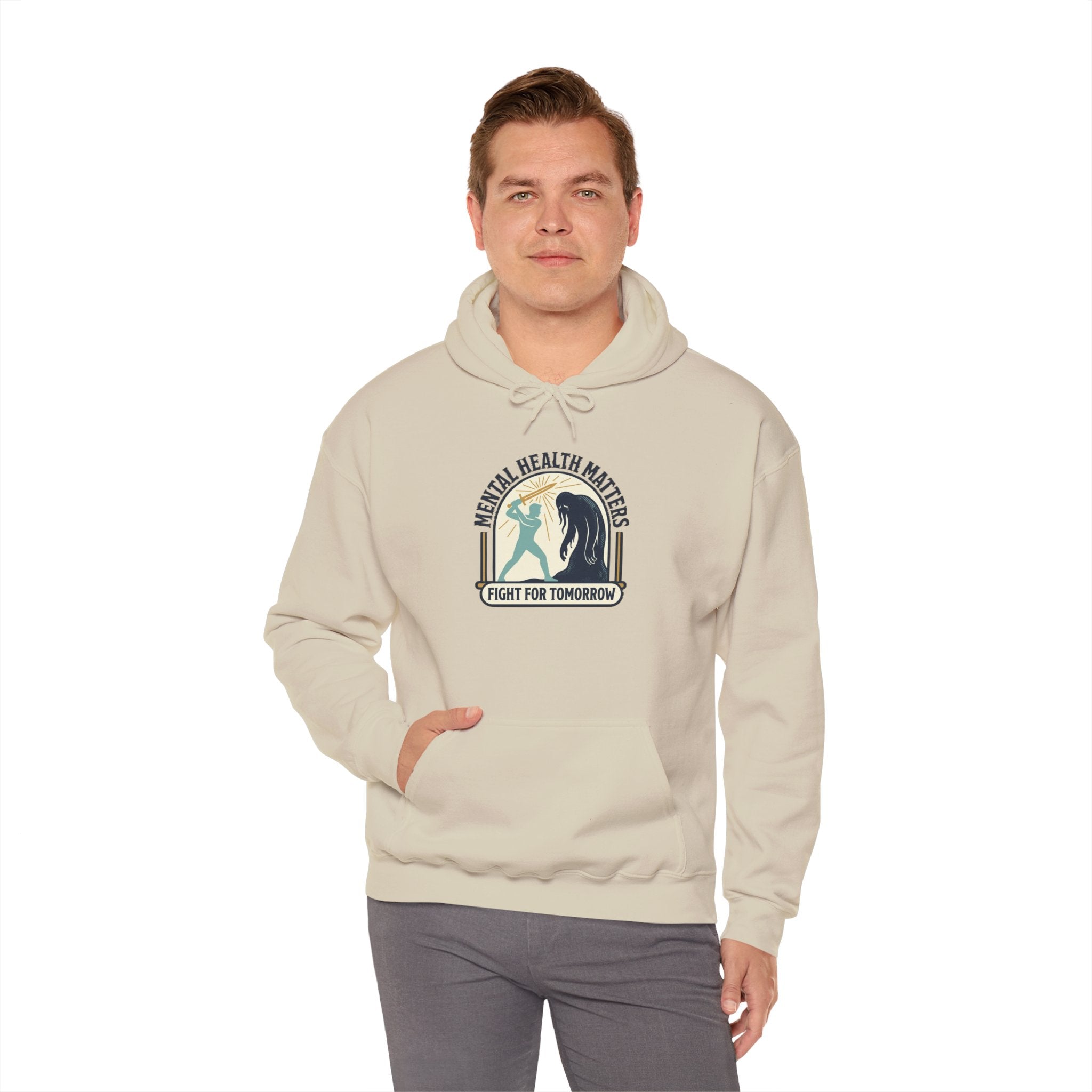 Mental Health Matters Hoodie | Wear Green, Awareness Ribbon, Self-Care