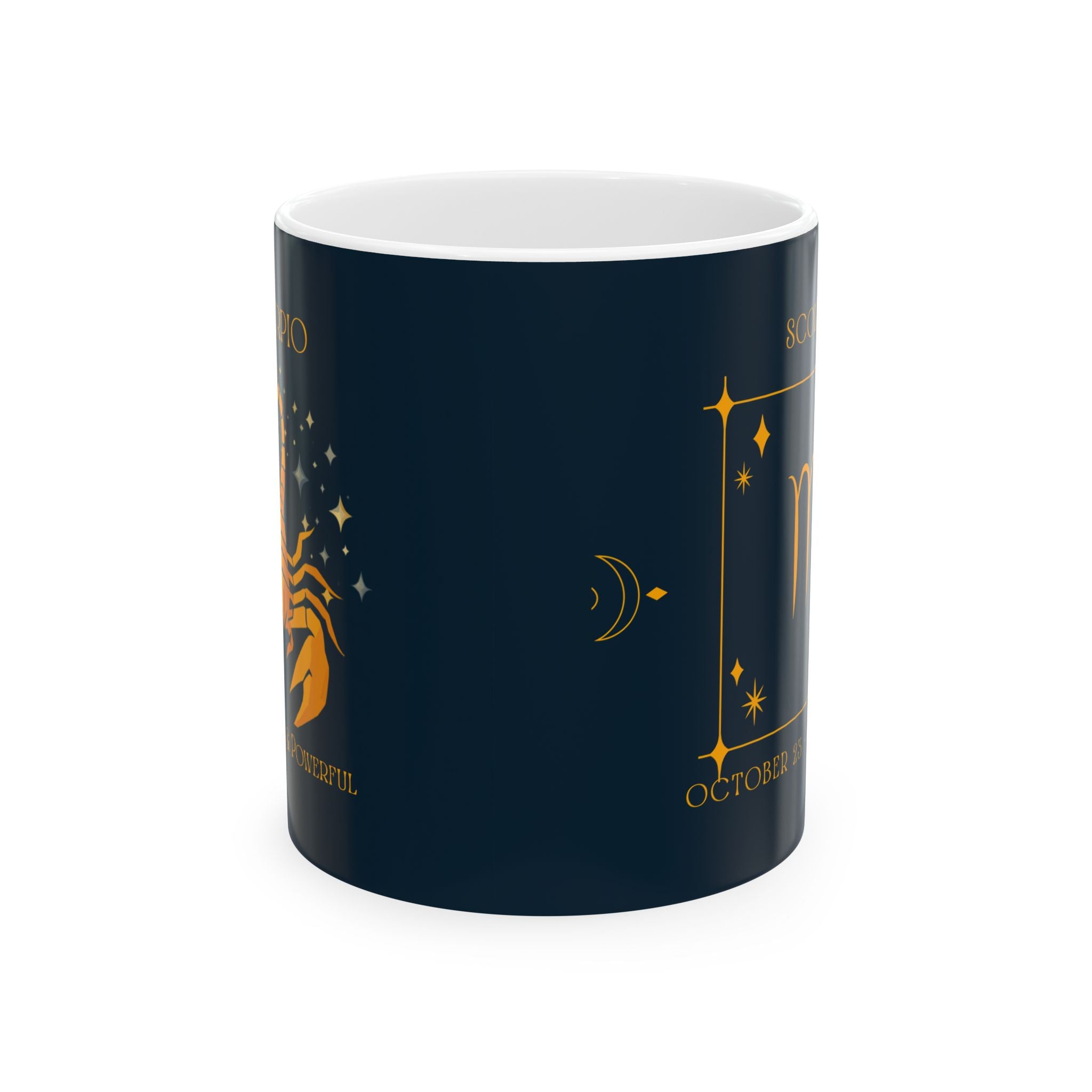 Scorpio Zodiac Ceramic Mug – Scorpio Zodiac Astrology Coffee Cup