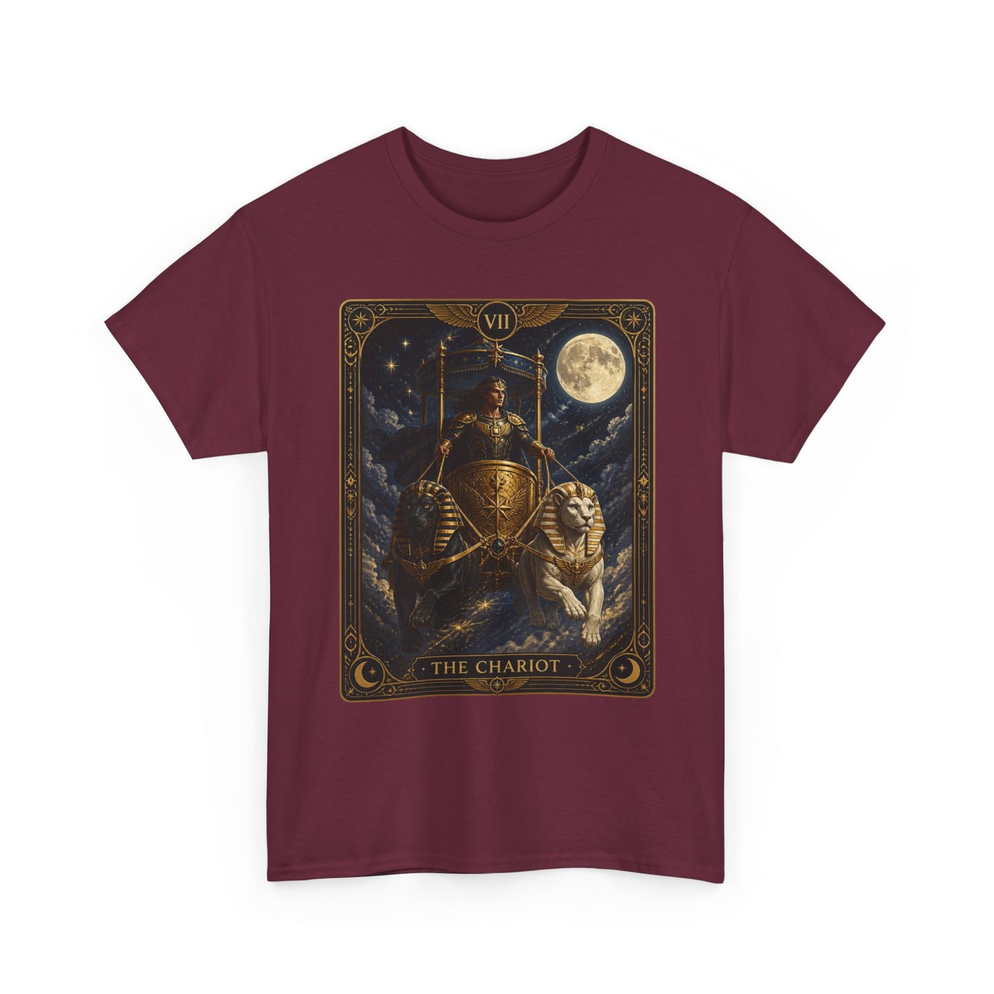 The Chariot Tarot T-Shirt — Vintage Occult Illustration Tee