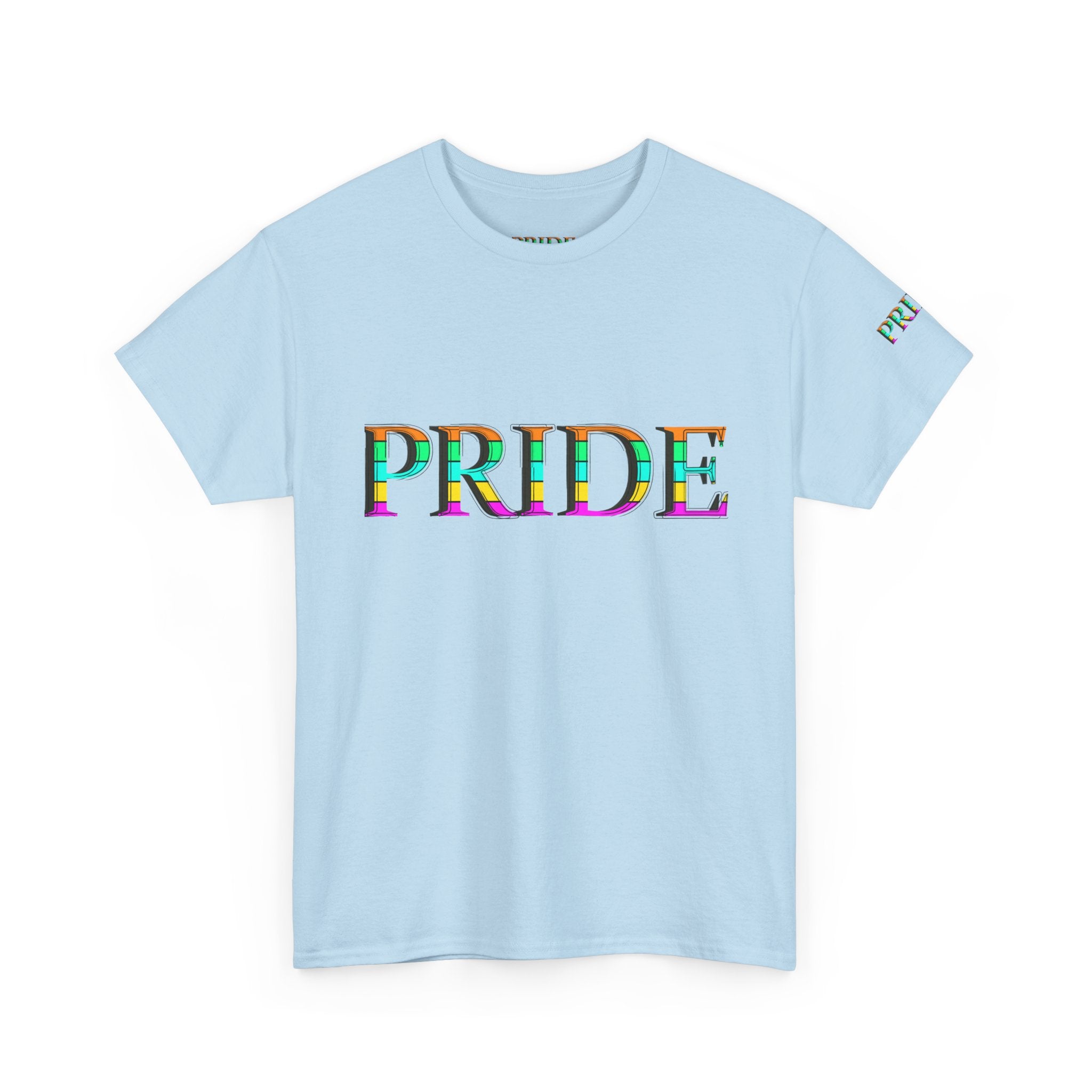 Pride Rainbow Text Tee | LGBTQ+ Pride Shirt