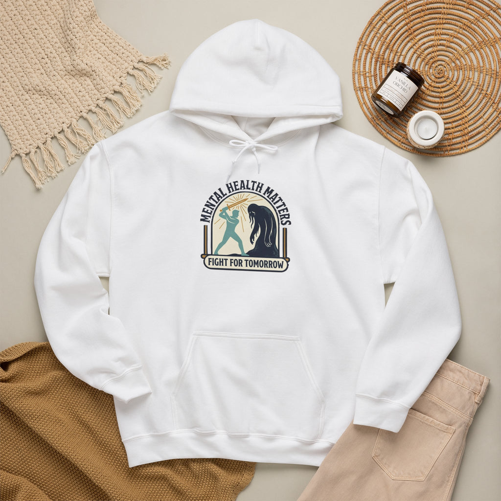 Mental Health Matters Hoodie | Wear Green, Awareness Ribbon, Self-Care