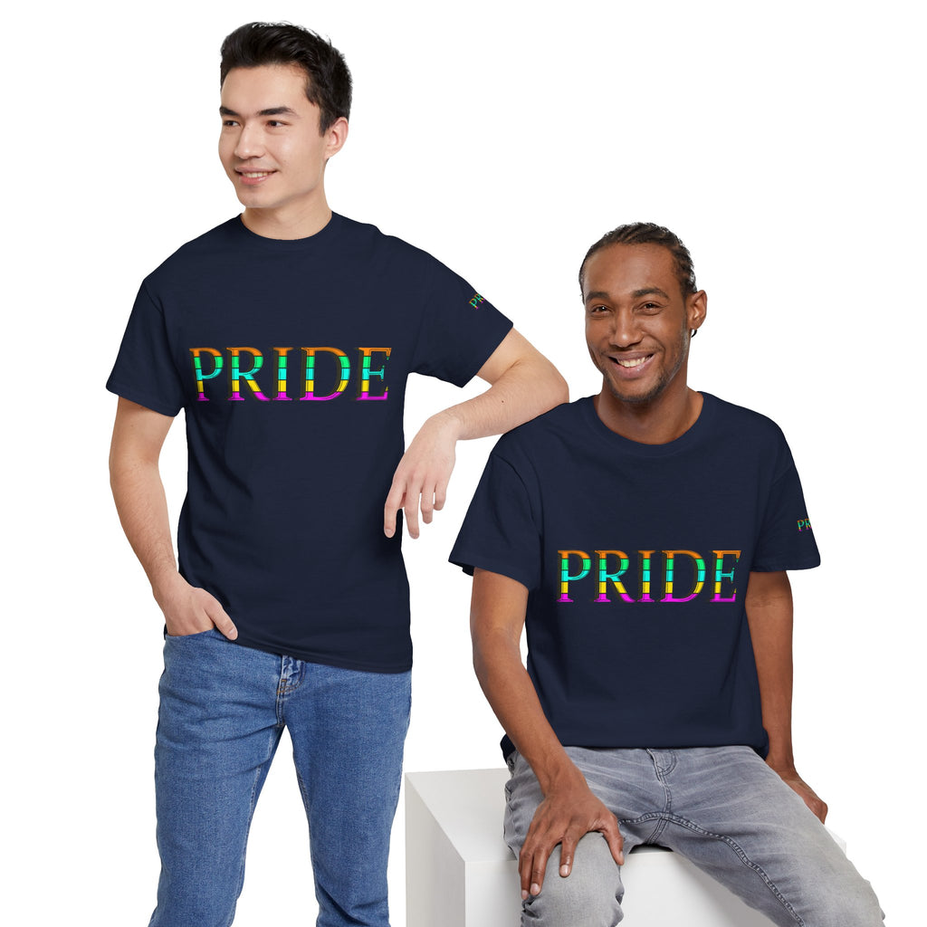 Pride Rainbow Text Tee | LGBTQ+ Pride Shirt