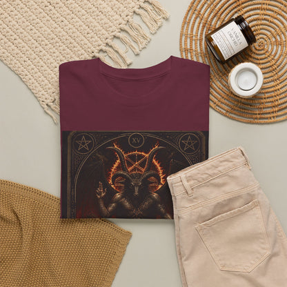 The Devil Tarot T‑Shirt — Occult Gothic Tarot Card Tee