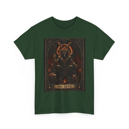 The Devil Tarot T‑Shirt — Occult Gothic Tarot Card Tee