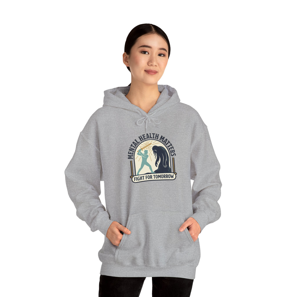 Mental Health Matters Hoodie | Wear Green, Awareness Ribbon, Self-Care