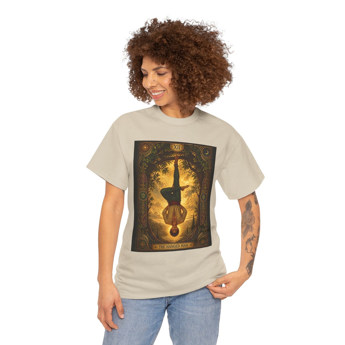 Tarot Hanged Man T-Shirt — Vintage Occult Tarot Card Graphic Tee
