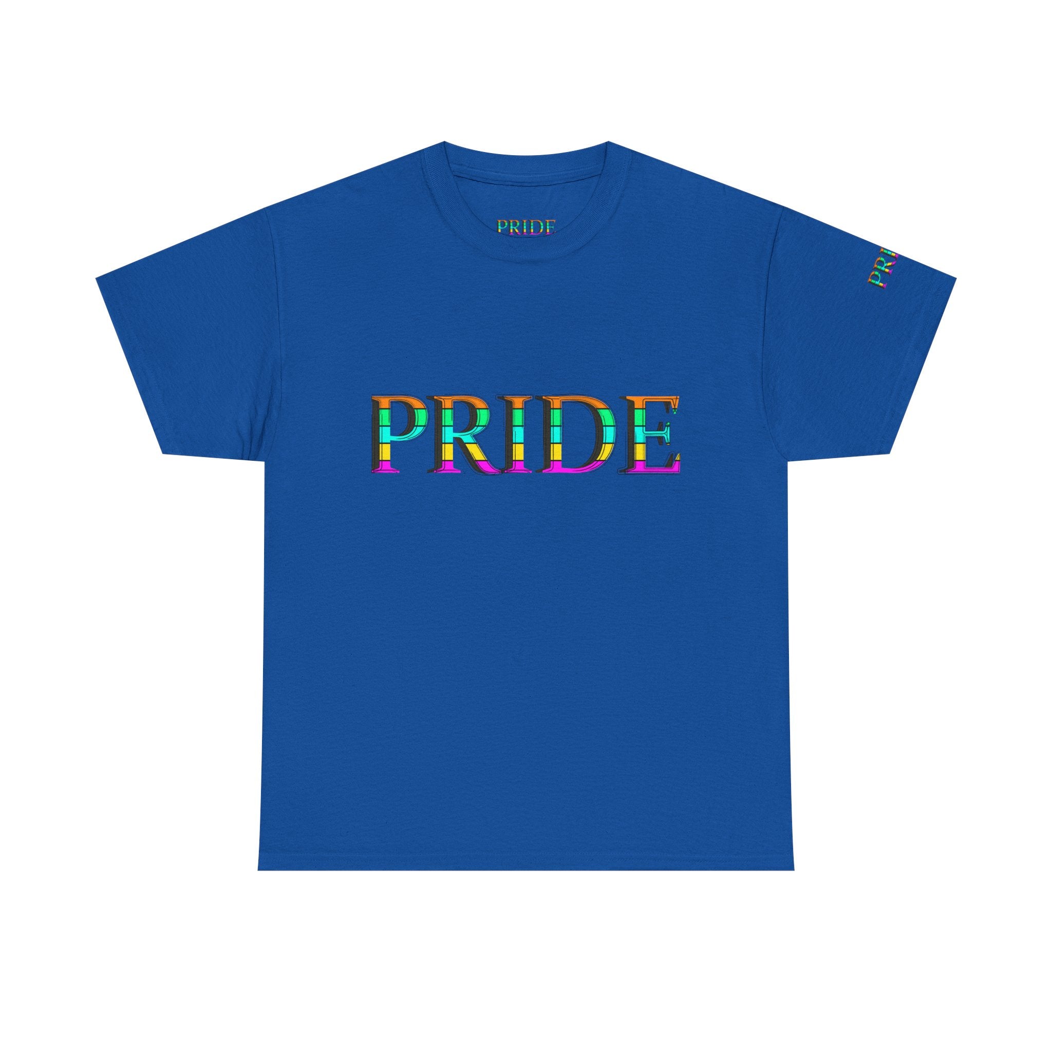 Pride Rainbow Text Tee | LGBTQ+ Pride Shirt