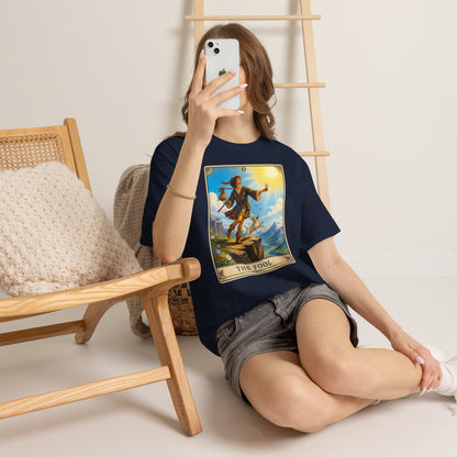 The Fool Tarot Card T‑Shirt — Vintage Major Arcana Graphic Tee