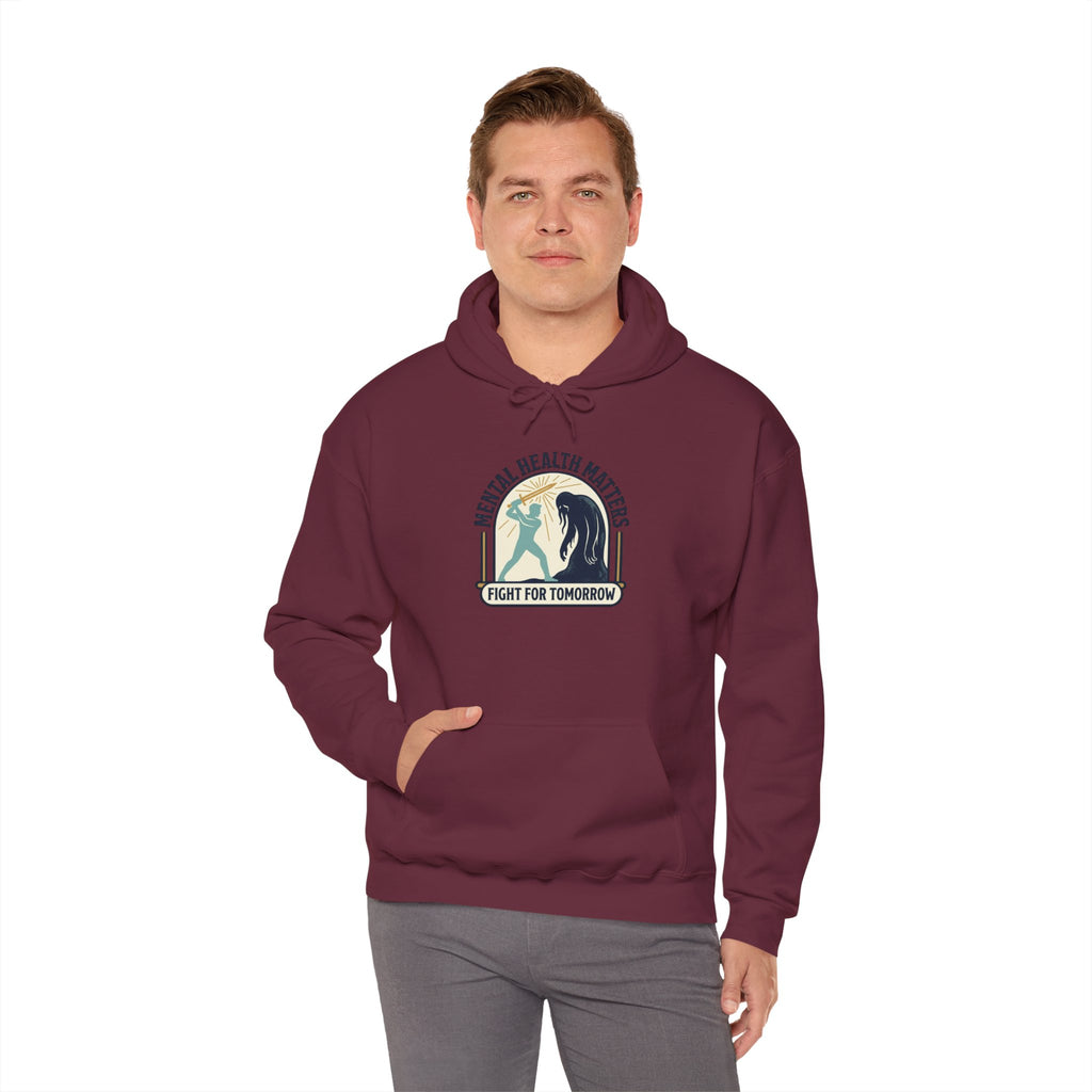 Mental Health Matters Hoodie | Wear Green, Awareness Ribbon, Self-Care