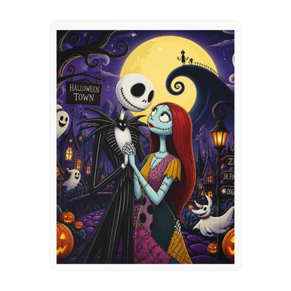 Nightmare Before Christmas Vinyl Decal — Jack & Sally Kiss-Cut Sticker