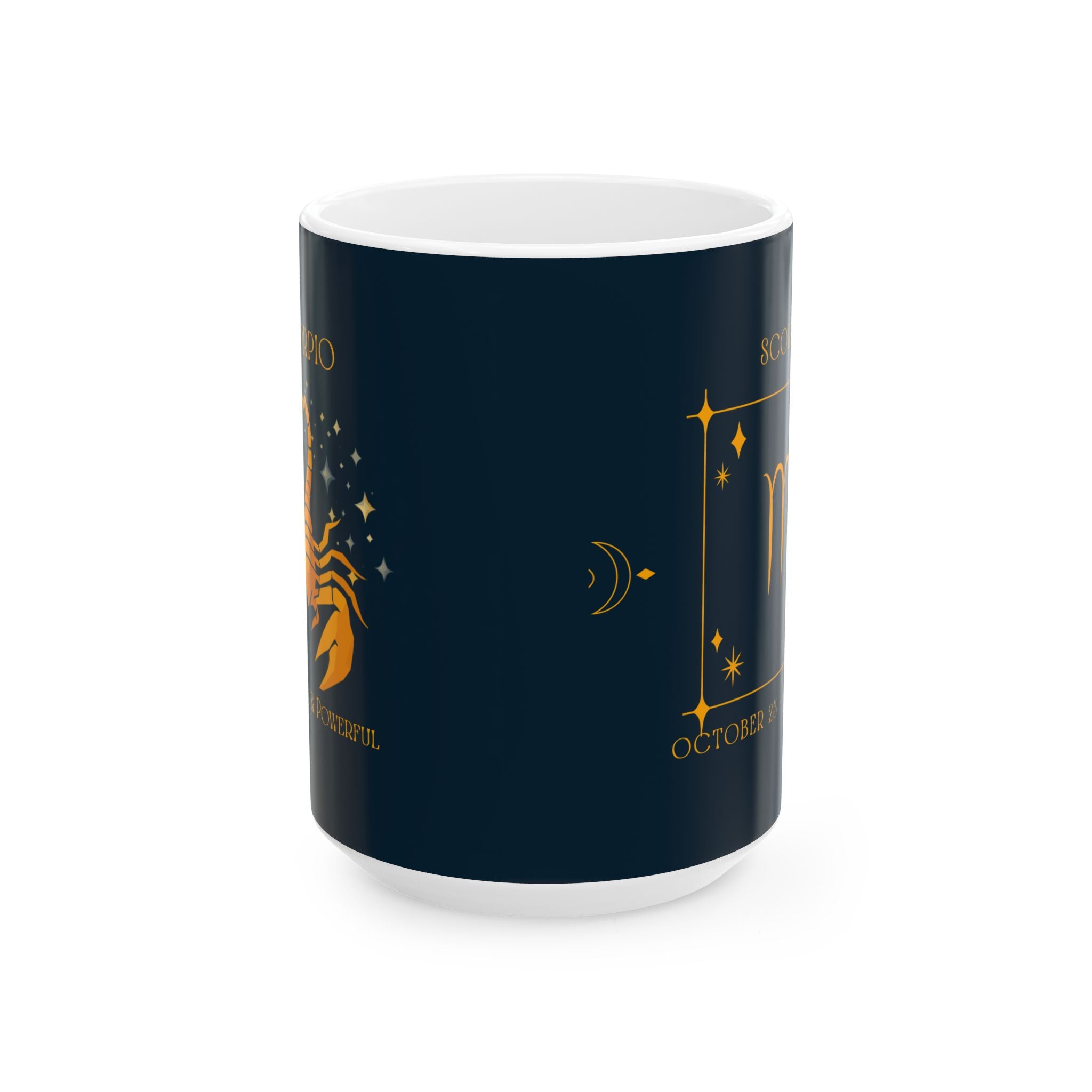 Scorpio Zodiac Ceramic Mug – Scorpio Zodiac Astrology Coffee Cup