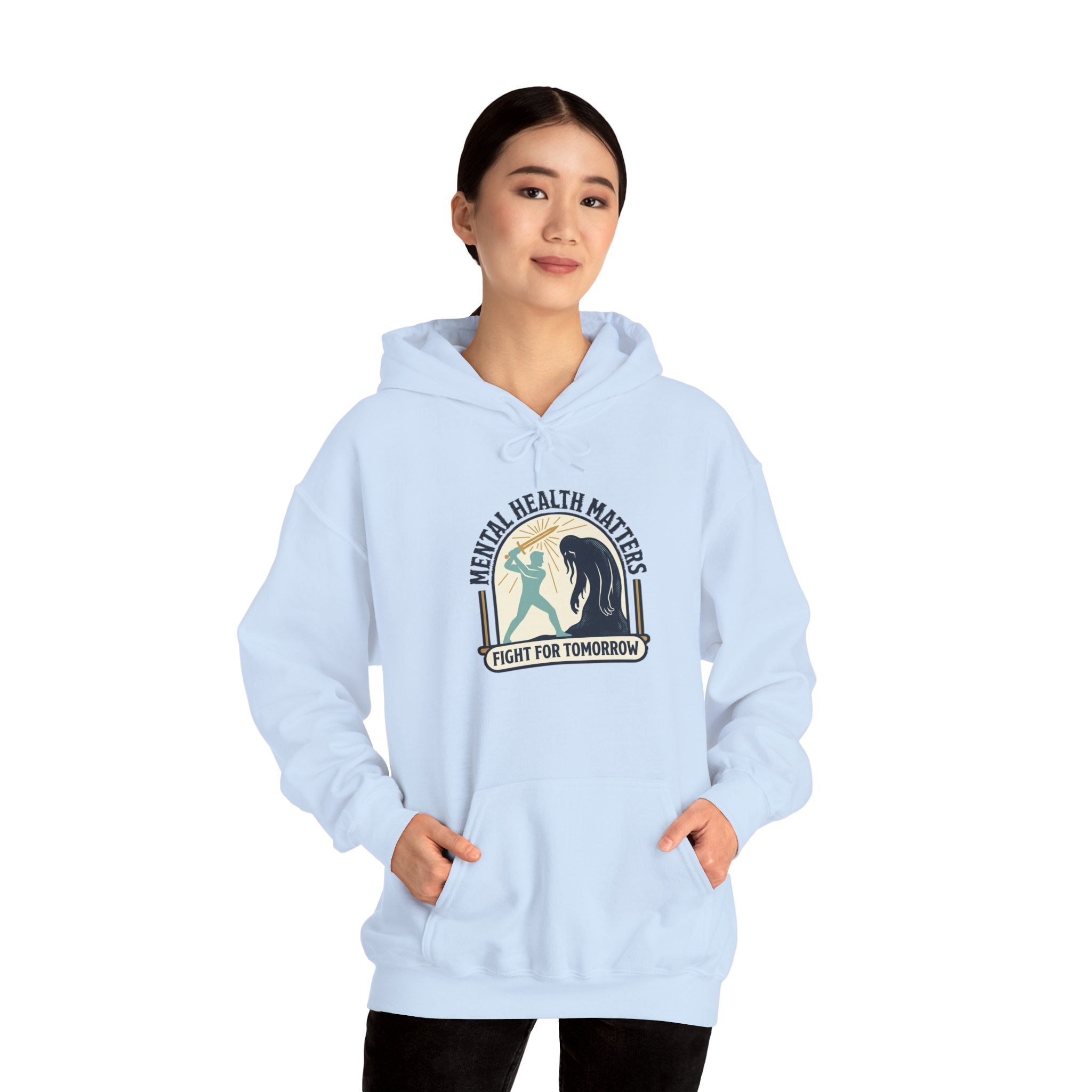Mental Health Matters Hoodie | Wear Green, Awareness Ribbon, Self-Care