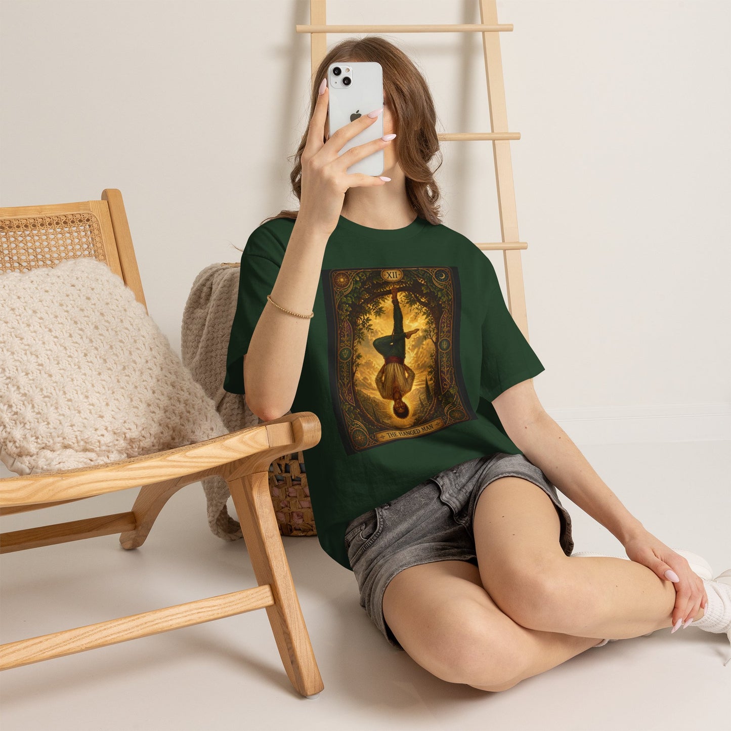 Tarot Hanged Man T-Shirt — Vintage Occult Tarot Card Graphic Tee