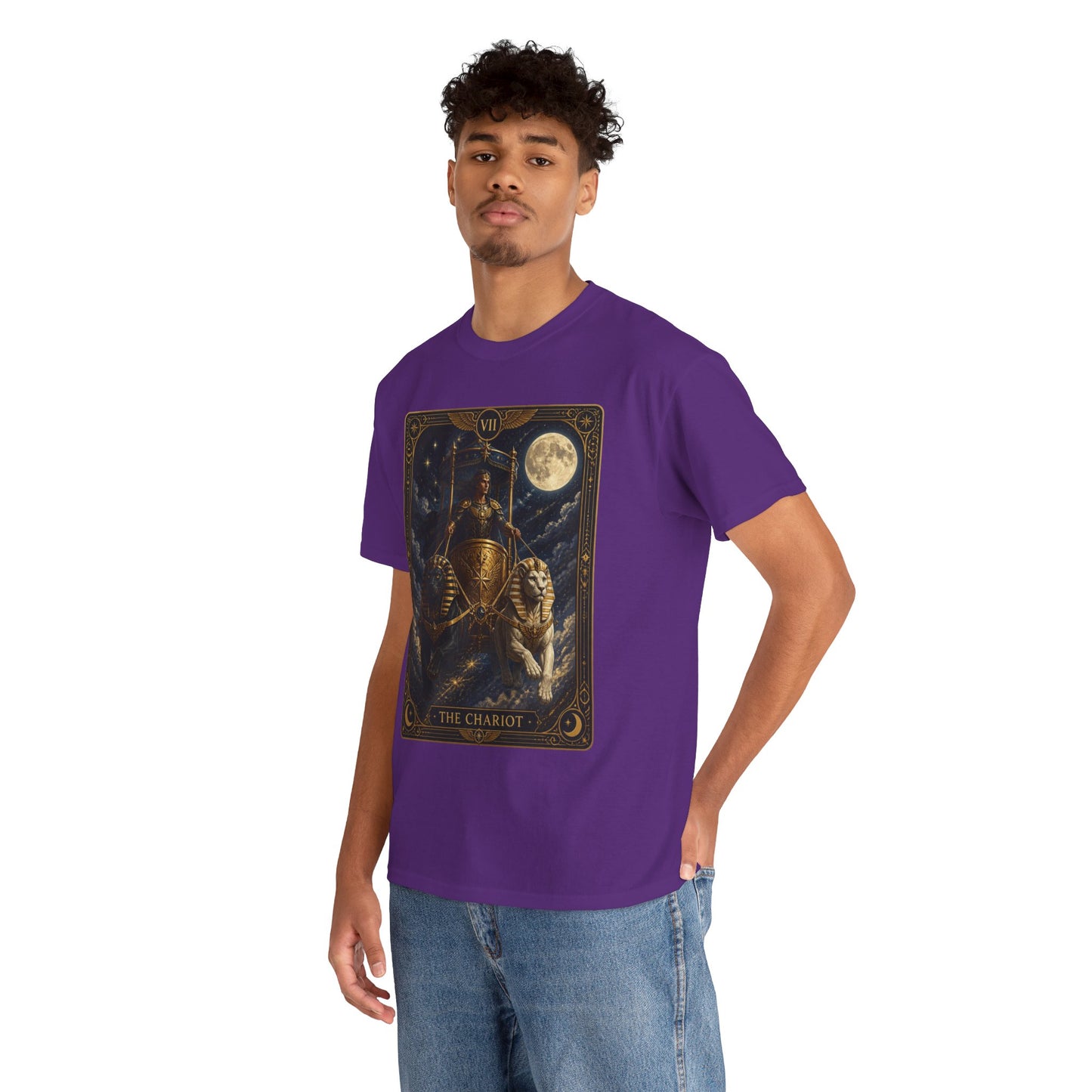 The Chariot Tarot T-Shirt — Vintage Occult Illustration Tee