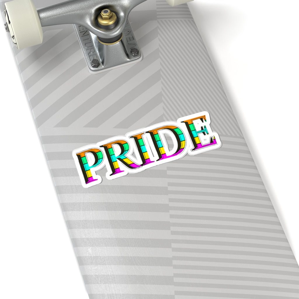 Pride Rainbow Lettering Kiss-Cut Sticker