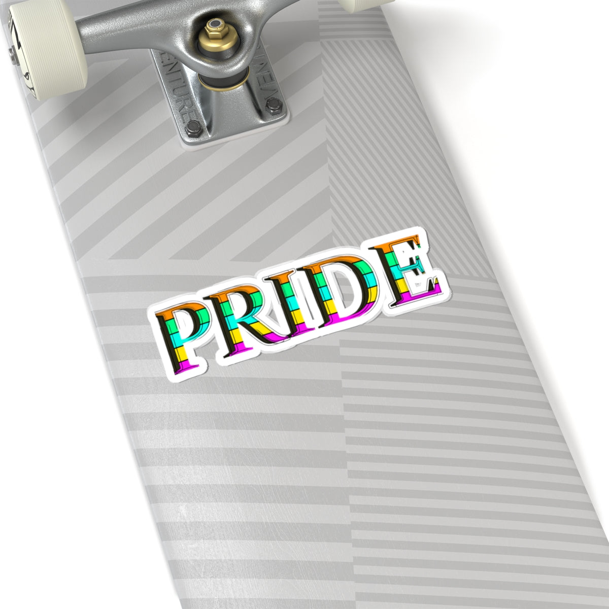 Pride Rainbow Lettering Kiss-Cut Sticker