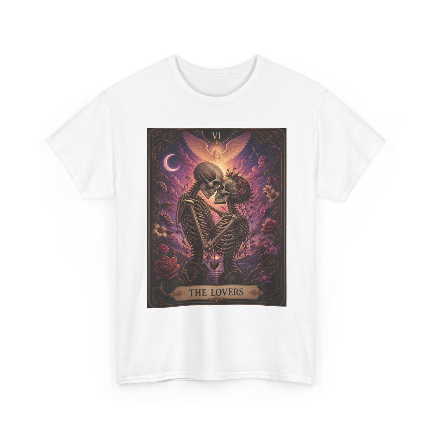 Tarot 'The Lovers' Skeleton Kiss Tee