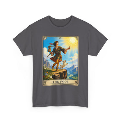 The Fool Tarot Card T‑Shirt — Vintage Major Arcana Graphic Tee