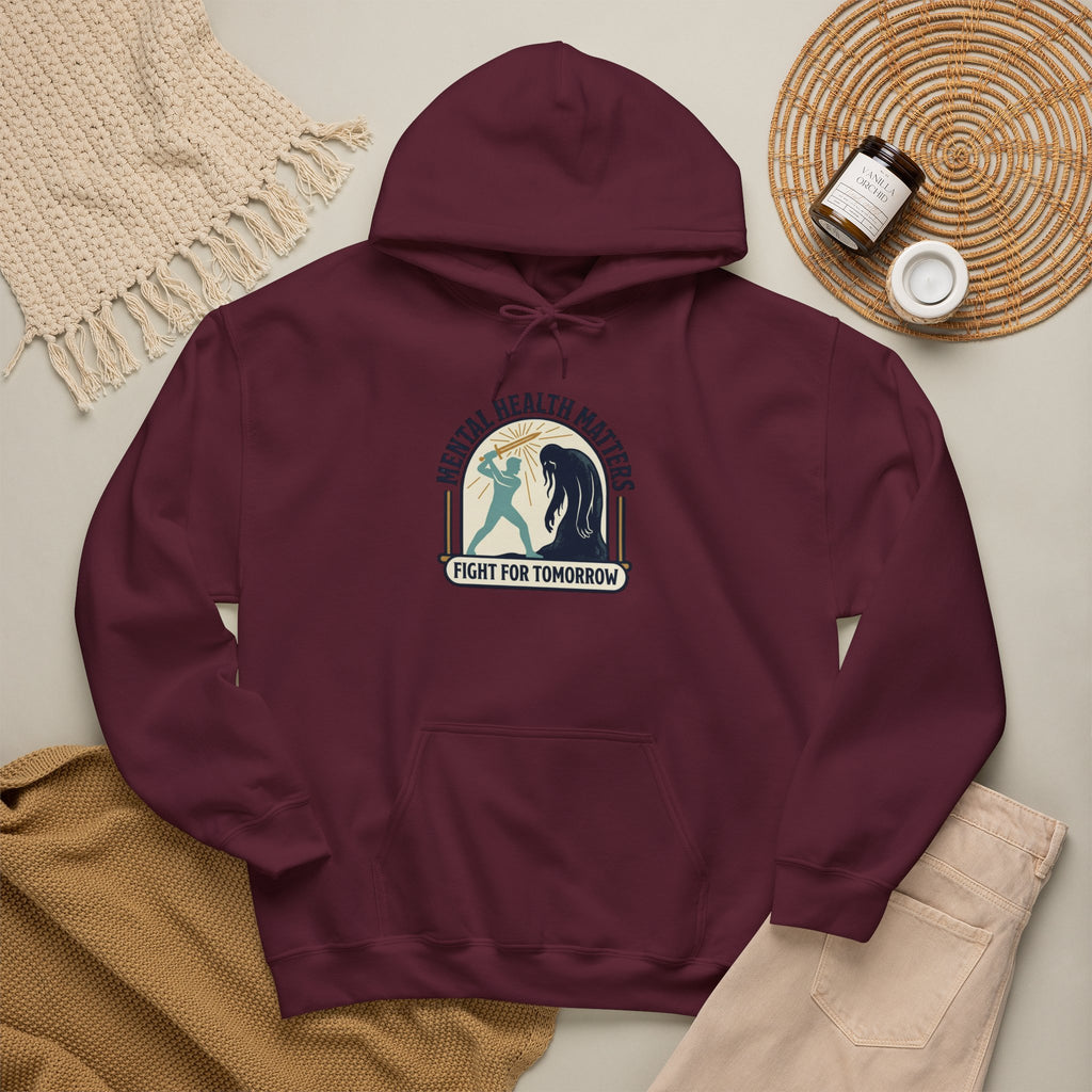 Mental Health Matters Hoodie | Wear Green, Awareness Ribbon, Self-Care