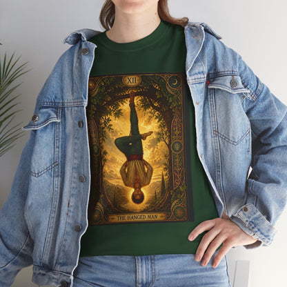 Tarot Hanged Man T-Shirt — Vintage Occult Tarot Card Graphic Tee
