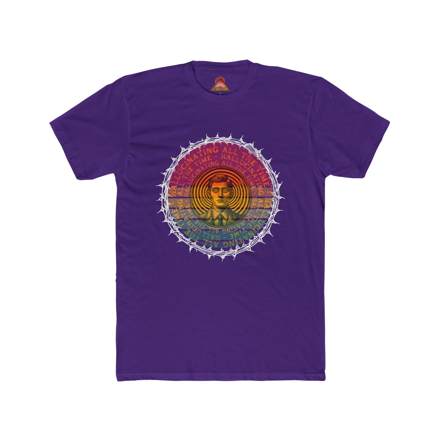 Vintage Buddha Mandala T-Shirt | Retro Rainbow Spiritual Tee