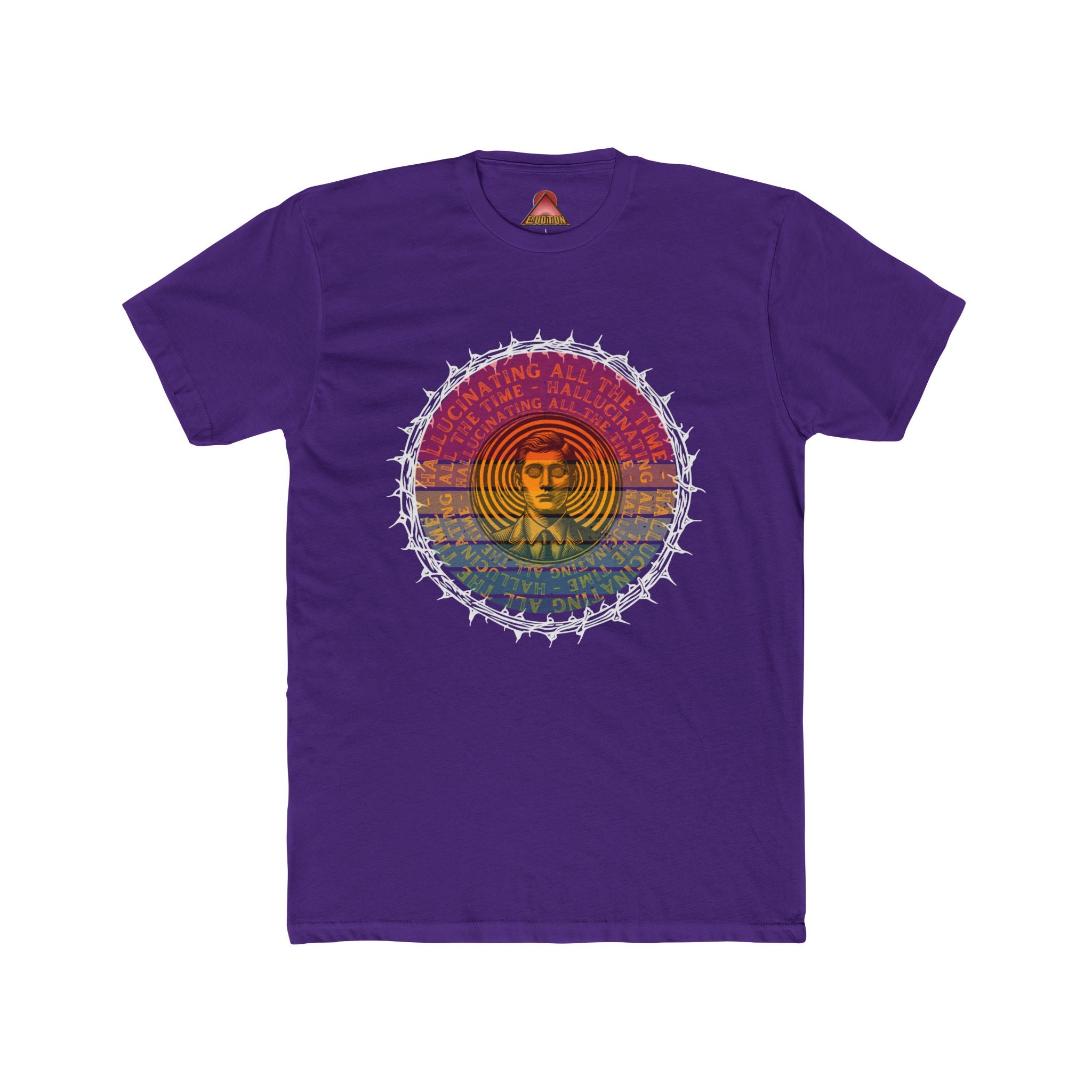 Vintage Buddha Mandala T-Shirt | Retro Rainbow Spiritual Tee