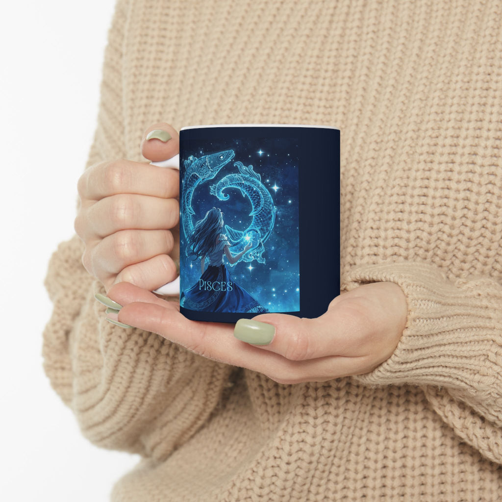 Pisces Zodiac Ceramic Mug — Pisces Zodiac 11oz/15oz