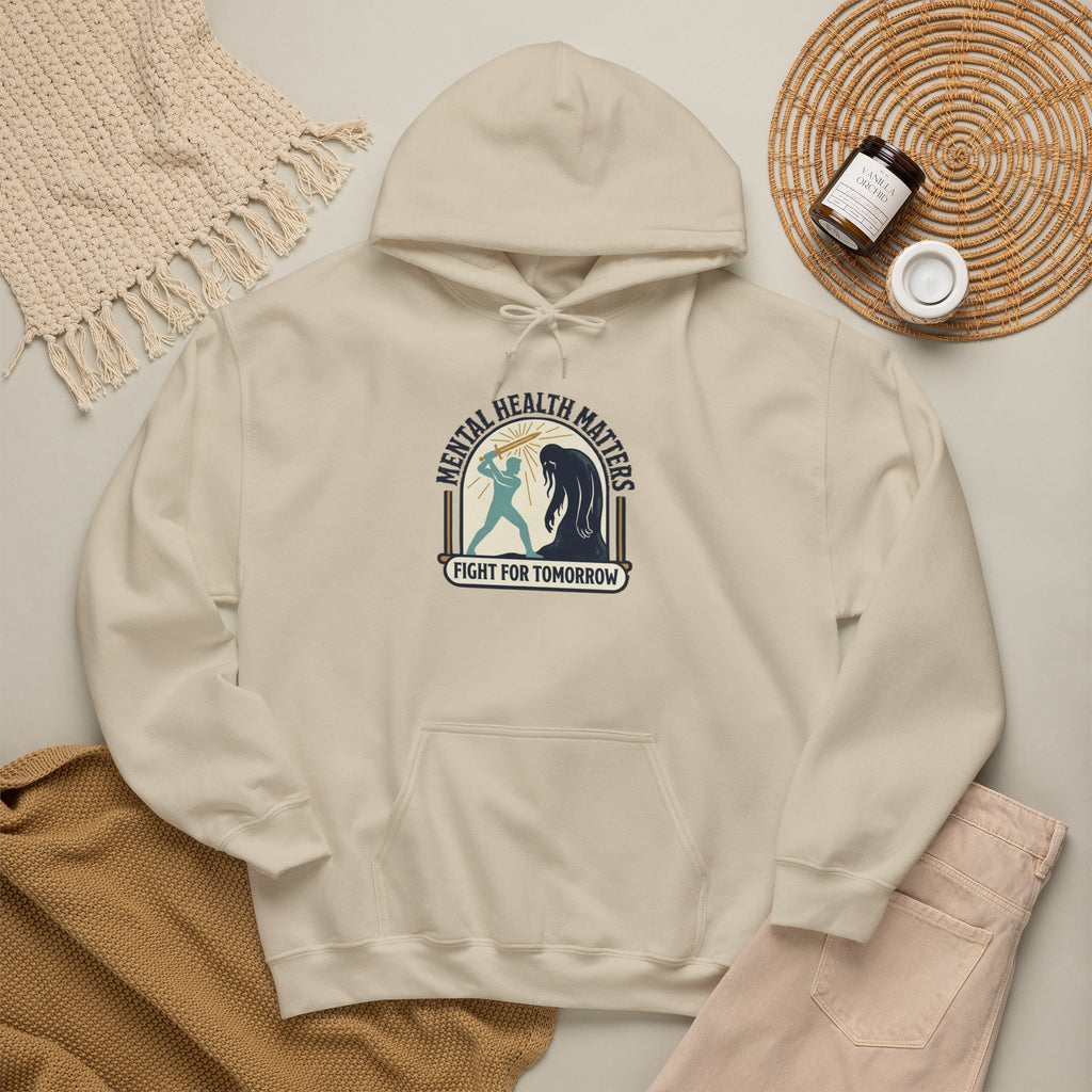 Mental Health Matters Hoodie | Wear Green, Awareness Ribbon, Self-Care