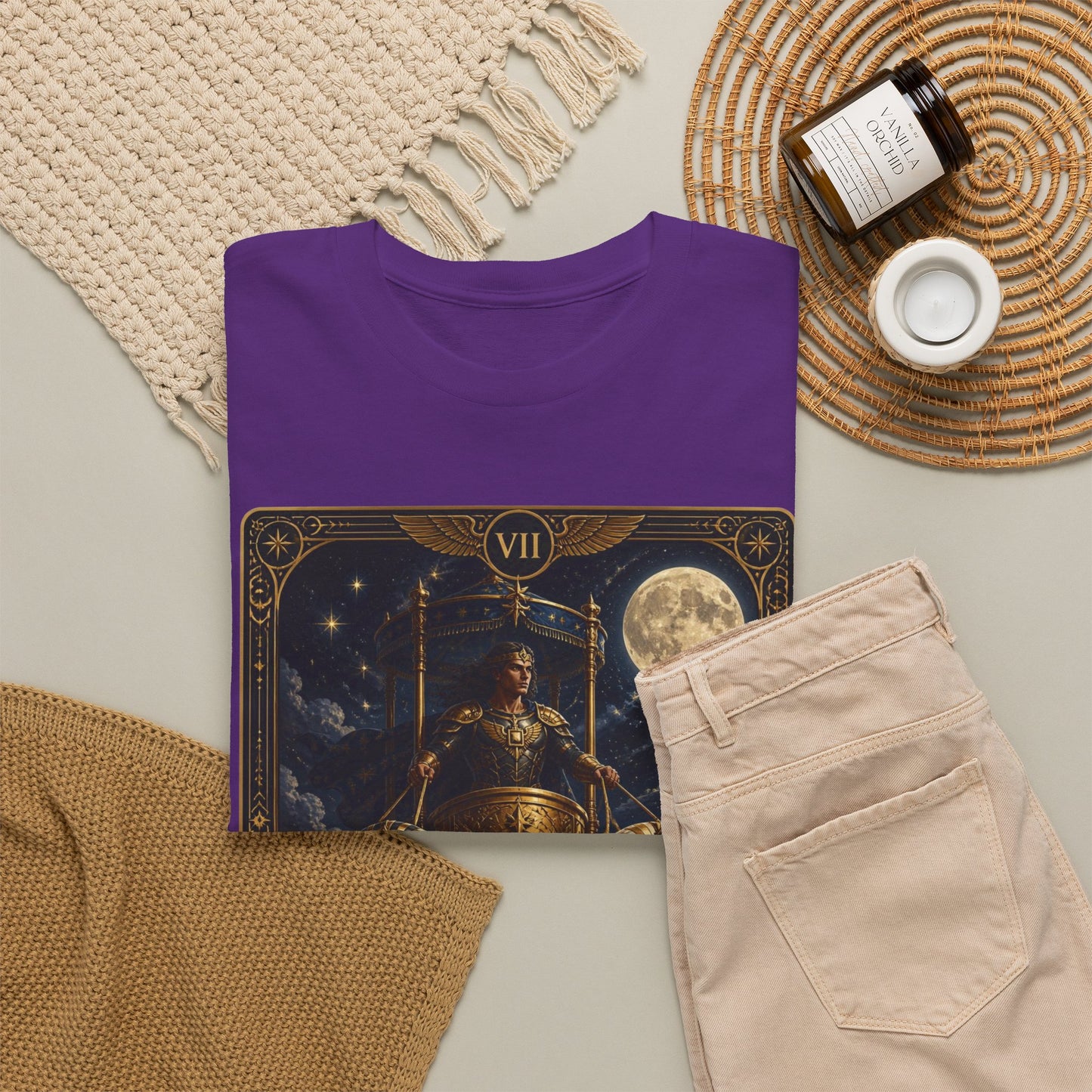 The Chariot Tarot T-Shirt — Vintage Occult Illustration Tee