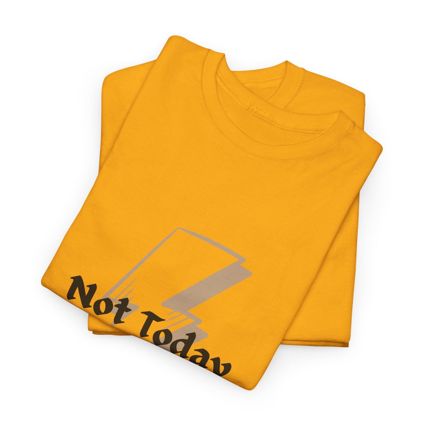 T-Shirt — "Not Today Muggle F***er" Lightning Bolt Graphic Tee
