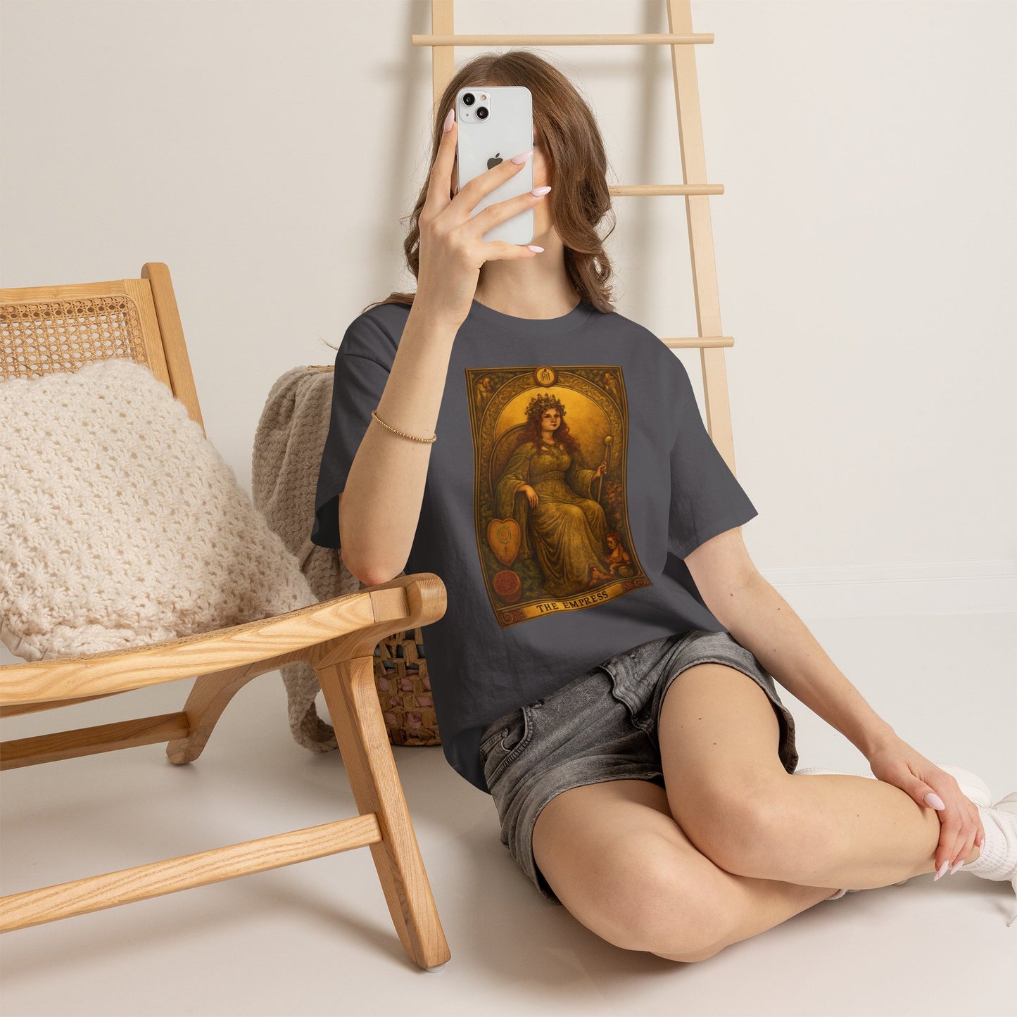 The Empress Tarot Card T-Shirt — Vintage Occult Astrology Graphic Tee