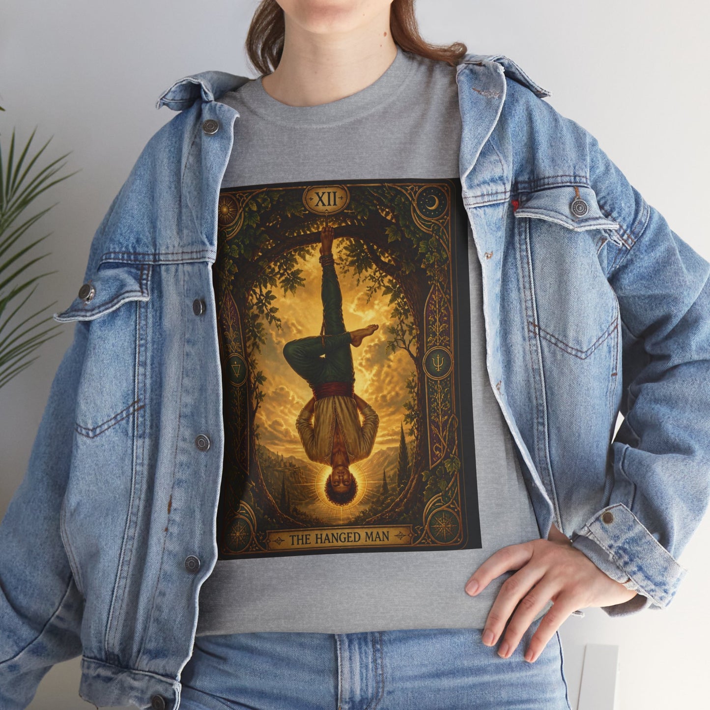 Tarot Hanged Man T-Shirt — Vintage Occult Tarot Card Graphic Tee