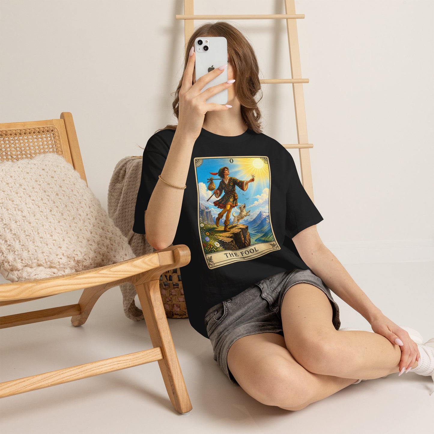 The Fool Tarot Card T‑Shirt — Vintage Major Arcana Graphic Tee