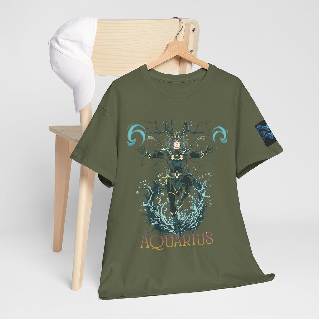Aquarius Zodiac T‑Shirt — Aquarius Astrology Tee