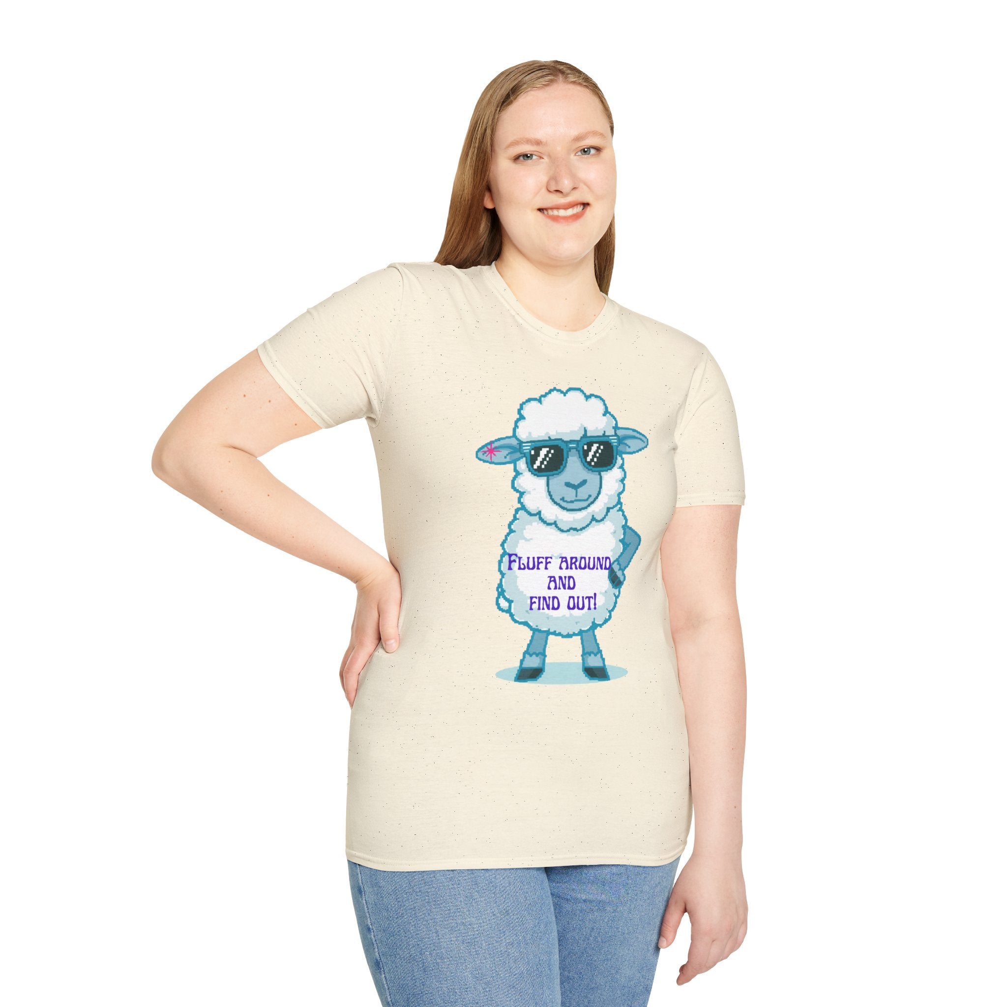 Sassy Sheep T-Shirt — Fluff Around and Find Out Graphic Tee