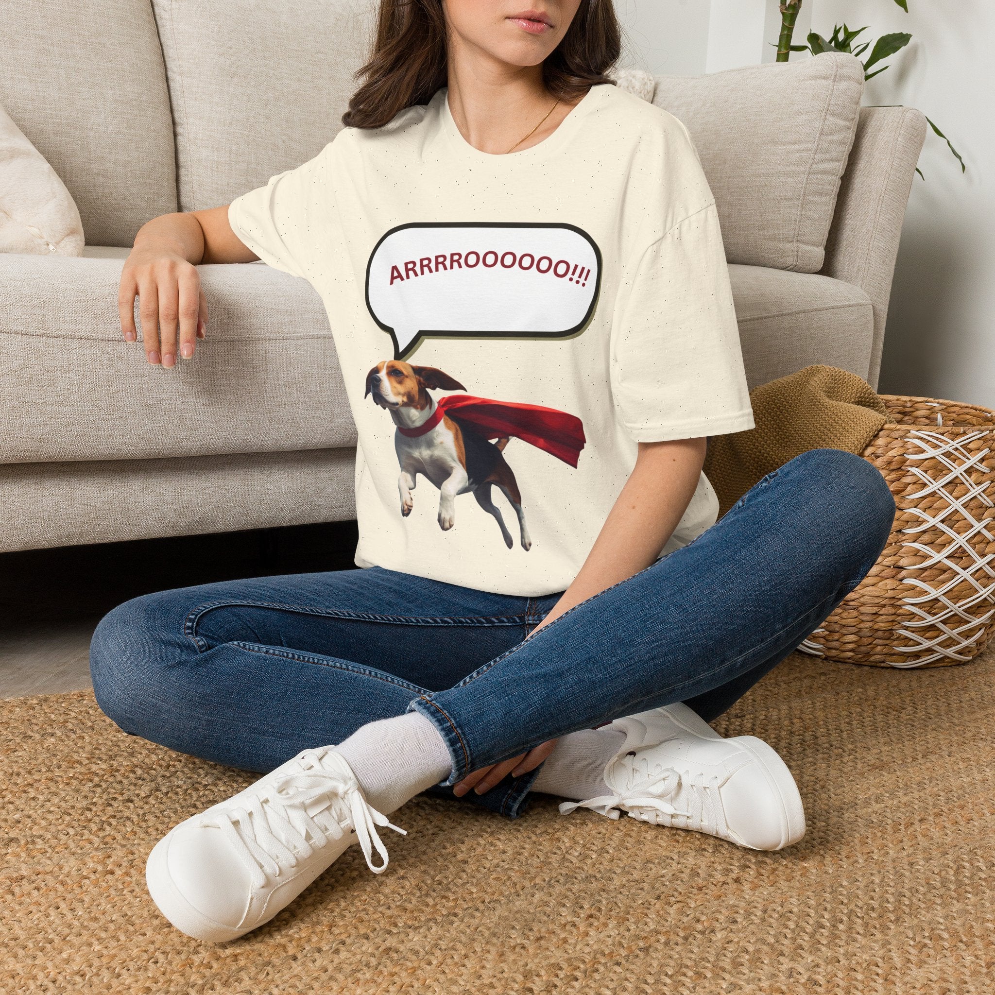 Beagle the Superdog 'ARRRROOOOO!!!' T‑Shirt