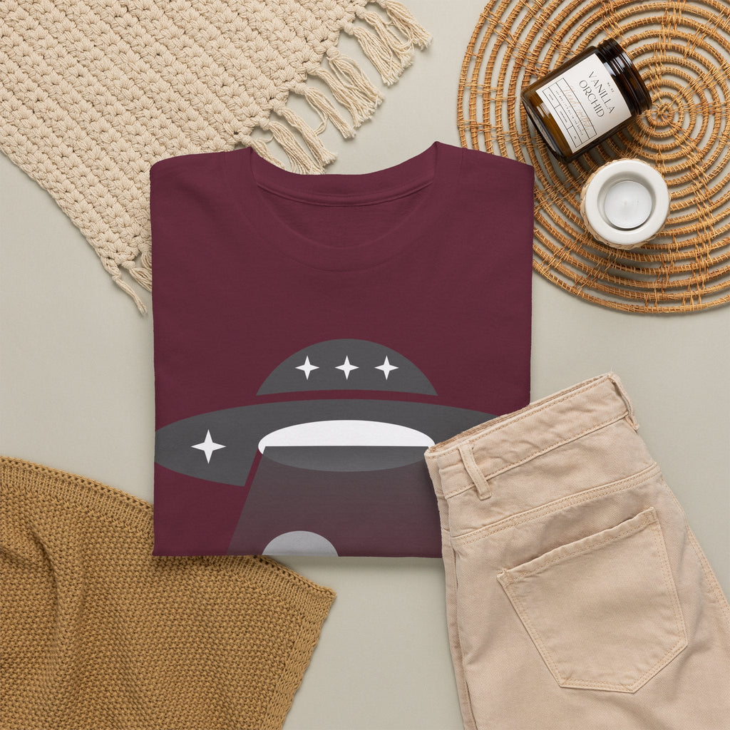 Alien Abduction Tee - UFO Graphic T-Shirt - Erudition Designs