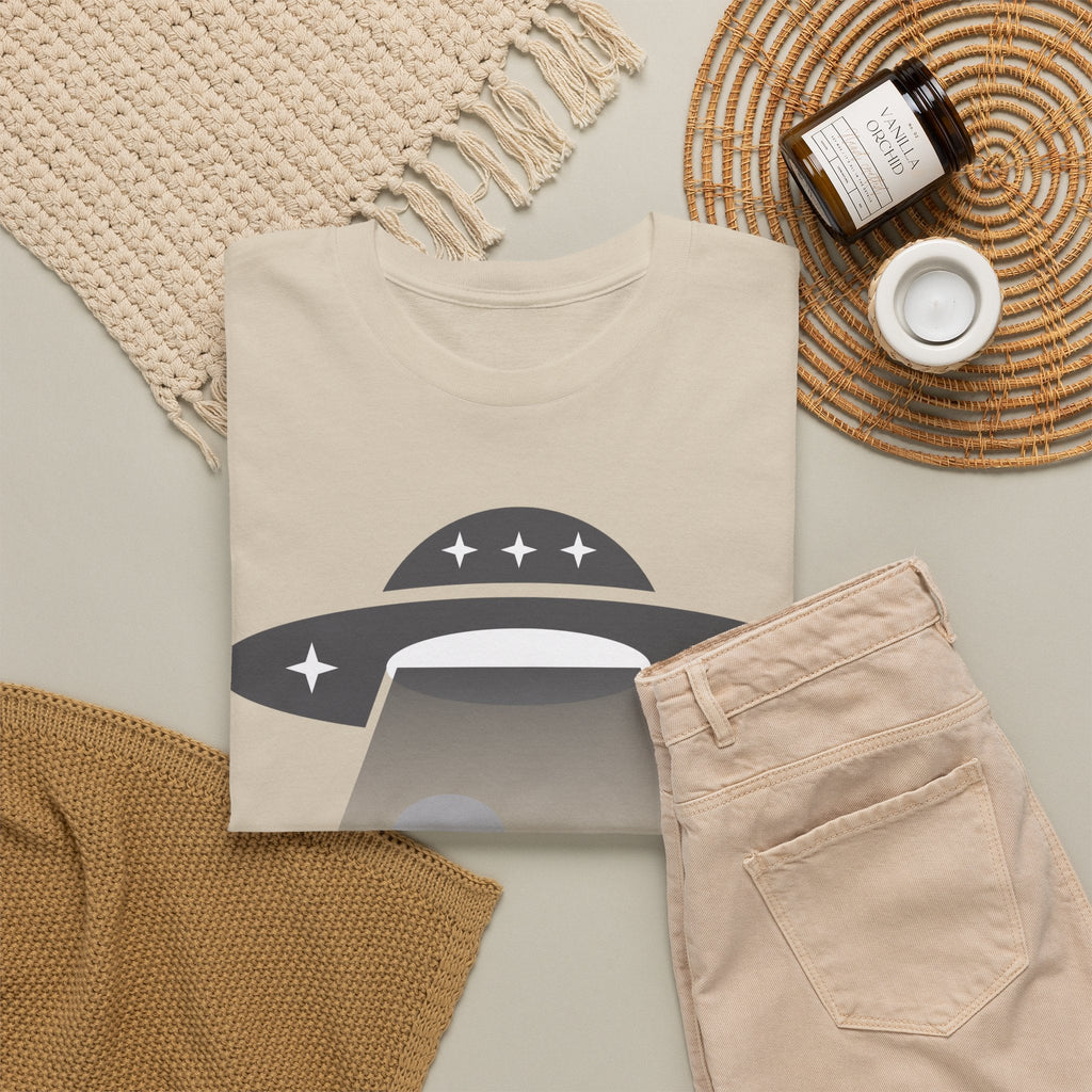 Alien Abduction Tee - UFO Graphic T-Shirt - Erudition Designs