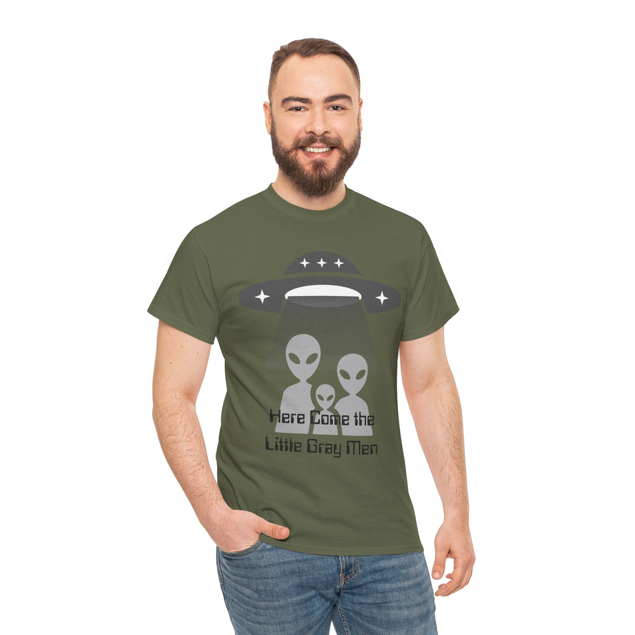 Alien Abduction Tee - UFO Graphic T-Shirt - Erudition Designs