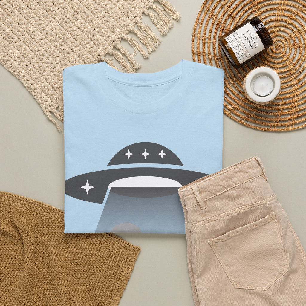 Alien Abduction Tee - UFO Graphic T-Shirt - Erudition Designs