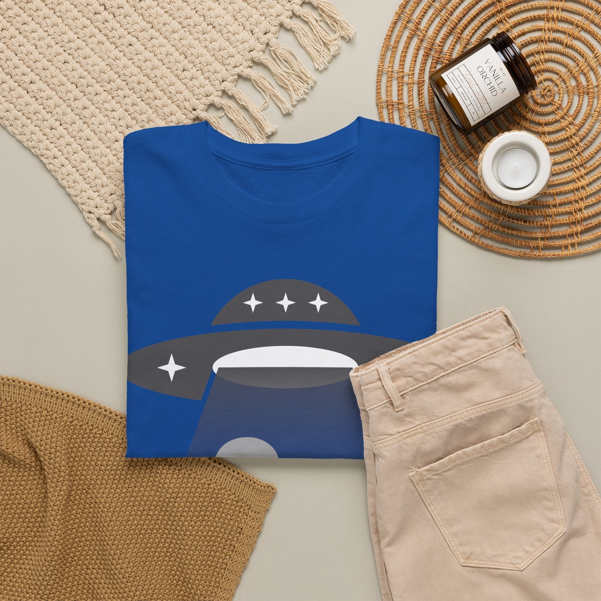 Alien Abduction Tee - UFO Graphic T-Shirt - Erudition Designs