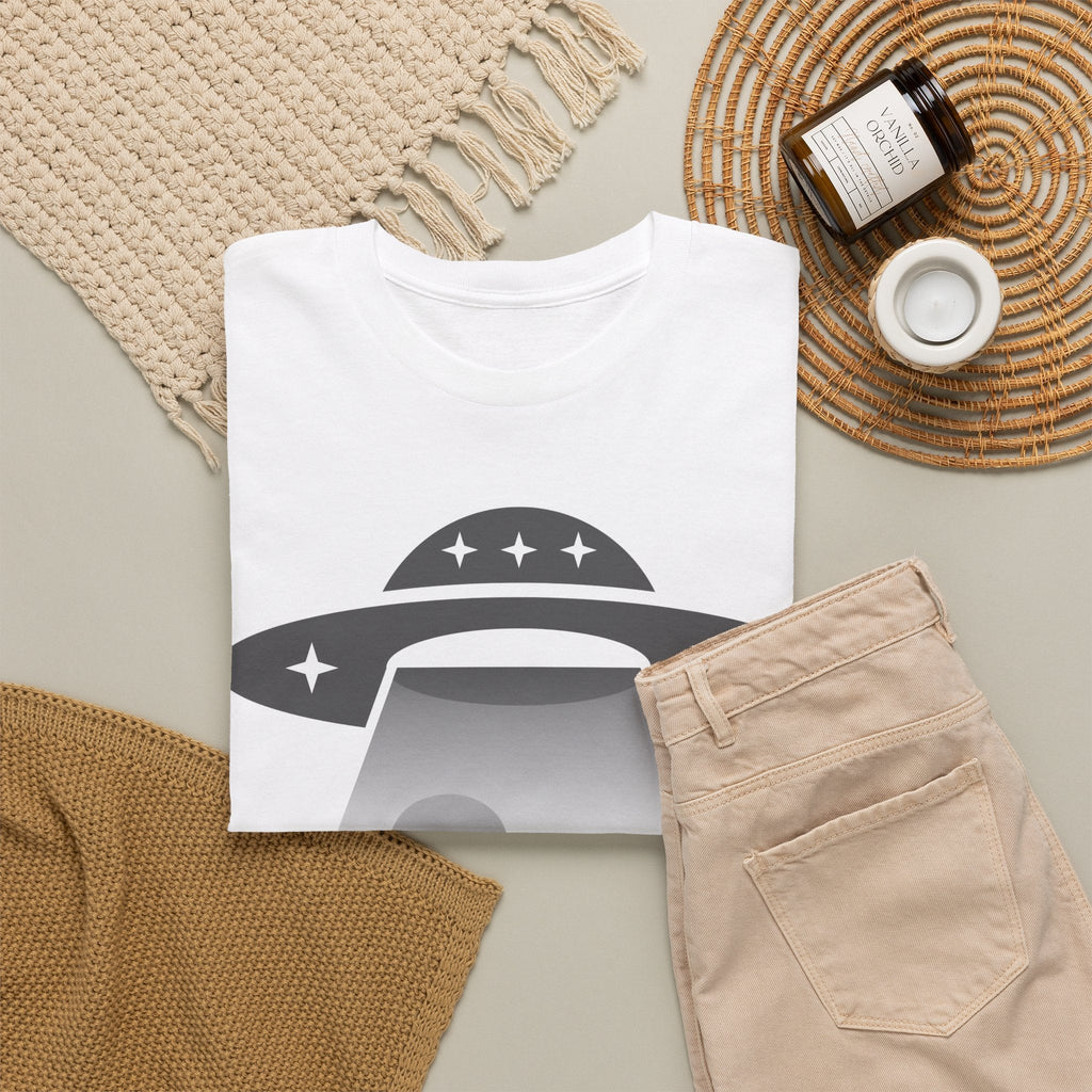 Alien Abduction Tee - UFO Graphic T-Shirt - Erudition Designs