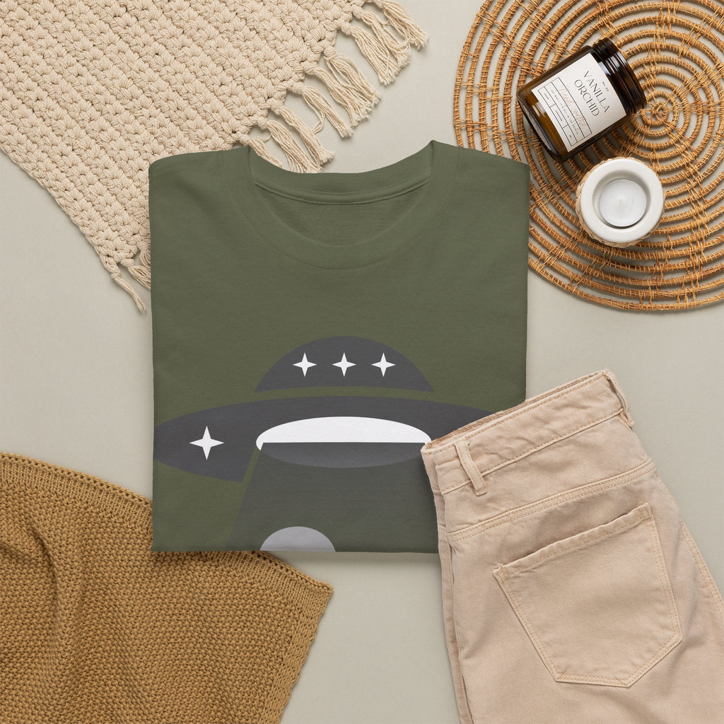 Alien Abduction Tee - UFO Graphic T-Shirt - Erudition Designs