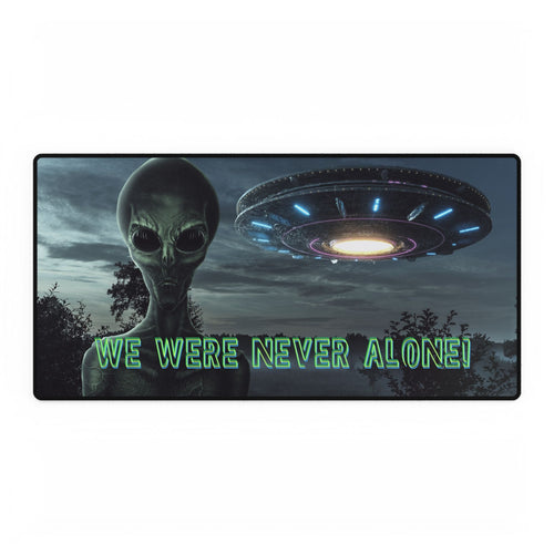 Alien UFO Desk Mat — Gaming/Office Mousepad - Erudition Designs