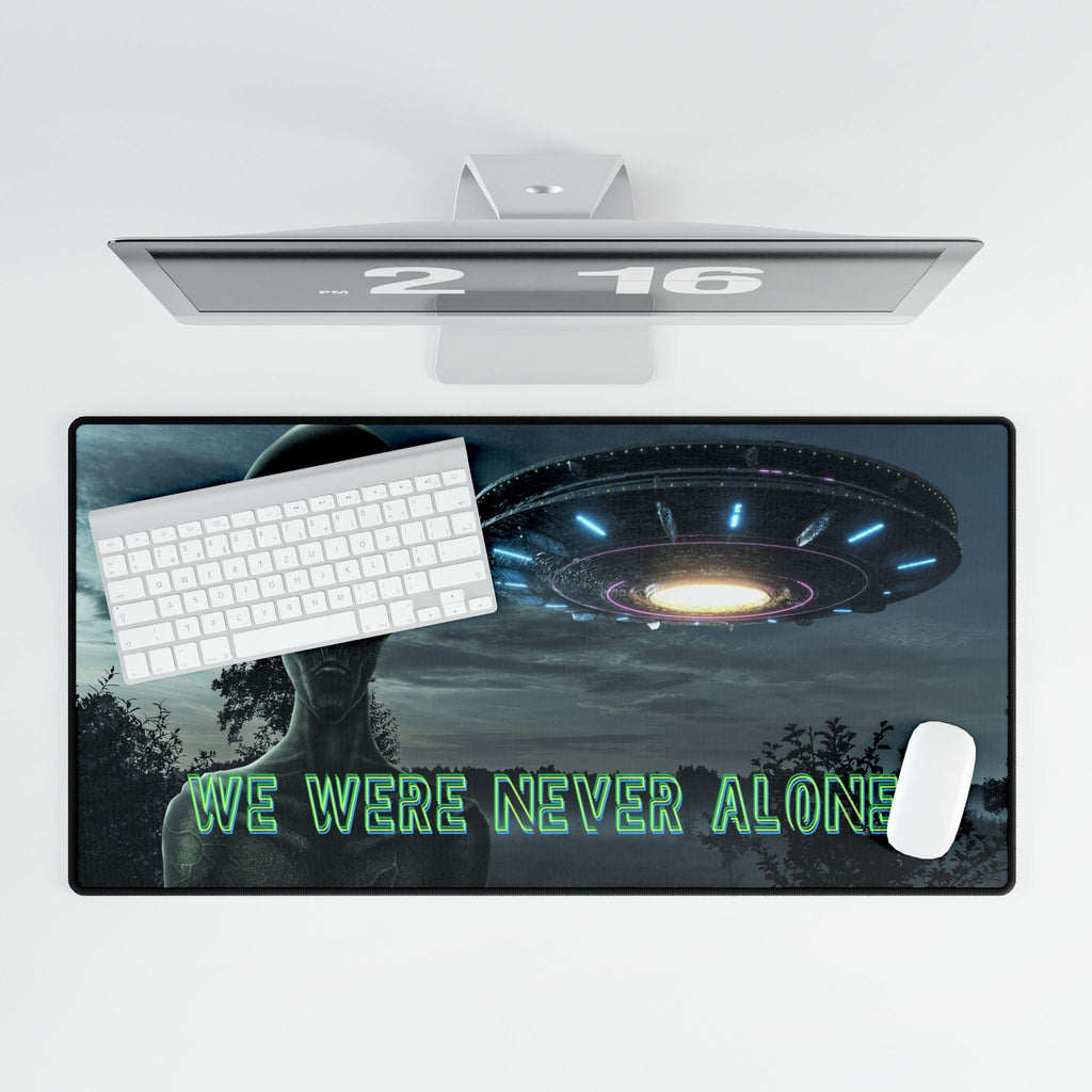 Alien UFO Desk Mat — Gaming/Office Mousepad - Erudition Designs