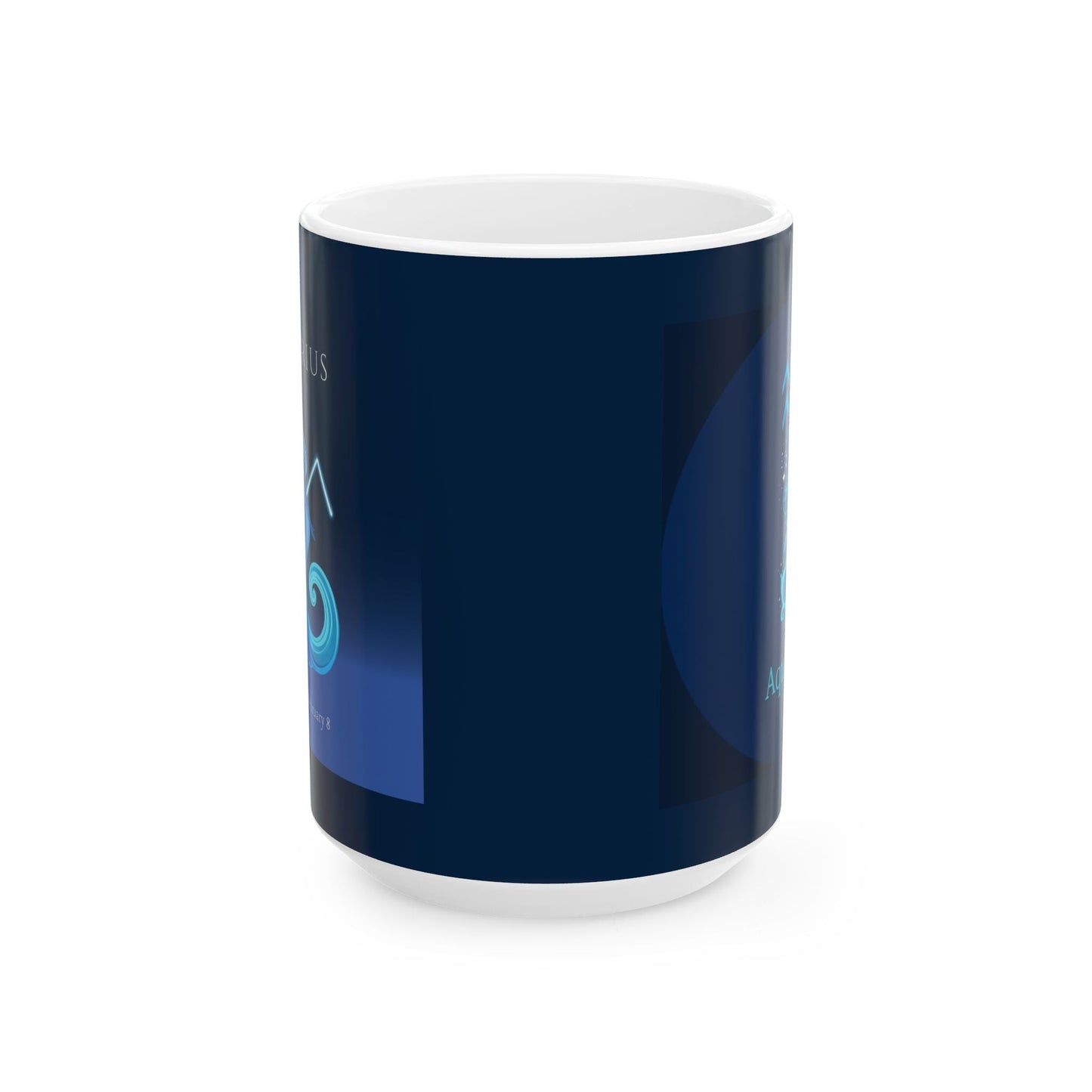 Aquarius Zodiac Ceramic Mug – Zodiac Coffee Cup - Mug - Printify