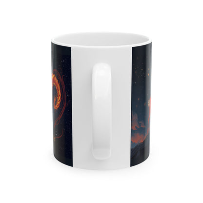 Aries Zodiac Mug — Aries Constellation Ceramic Coffee Cup (11oz, 15oz) - Mug - Printify