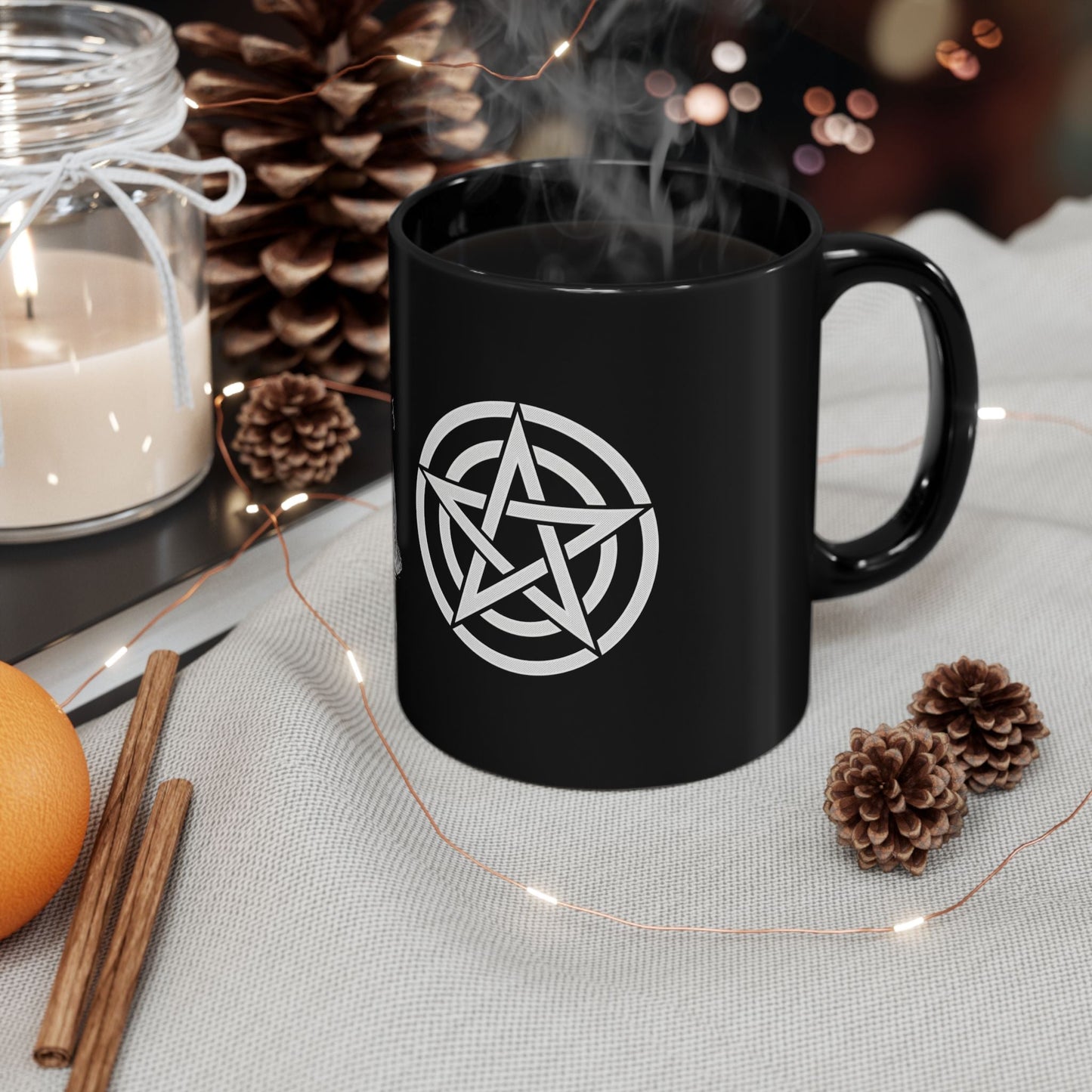 As Above So Below witch coven mug | Black Ceramic Mug - Erudition Designs